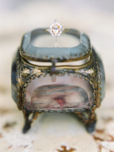 french ring box vintage ring