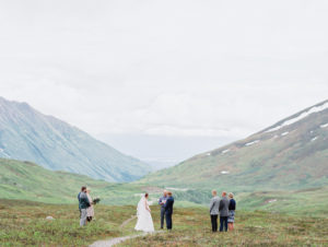 Alaska elopement in Hatcher Pass