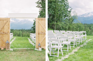 Snow Peak Farm Wedding Ceremony