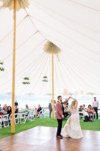 Alaska tent wedding recepetion 