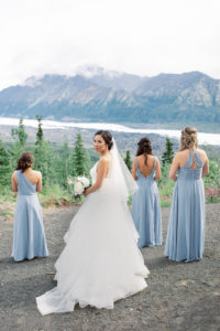Matanuska Glacier bridesmaids