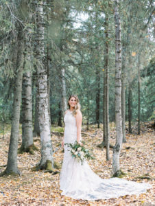Alaska forest bride