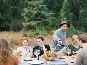 A Touch of Saige Events Alaska elopement wedding reception 